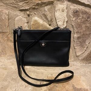 Vintage Coach Turnlock slim crossbody